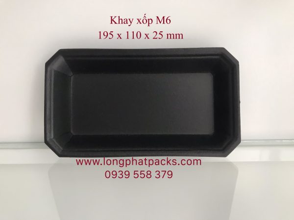 khay xốp m6 đen